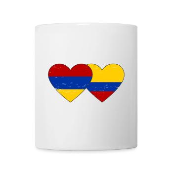 Armenia Colombia Flag Heart Used - Mug - white - Front