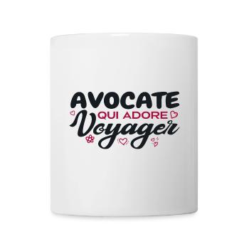Weltreisender Anwalt mit einer Leidenschaft für das Reisen - Tasse - Weiß - Vorne