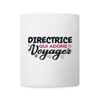 Globetrotting director with a passion for travel - Mug - white - Front