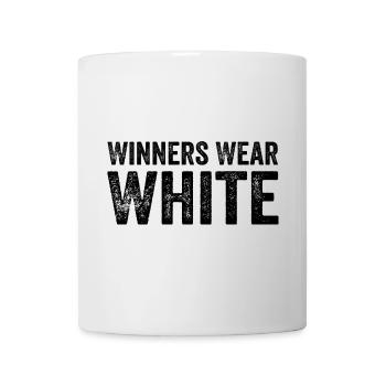 Winners Wear White Team Spirit Game Competition - Mug blanc - blanc - Devant