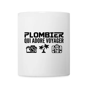 Reisende & Klempner: Leidenschaft & Entdeckung - Tasse - Weiß - Vorne