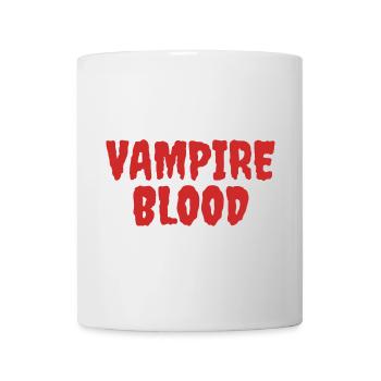 Vampirblut Horror Typografie Design - Tasse - Weiß - Vorne