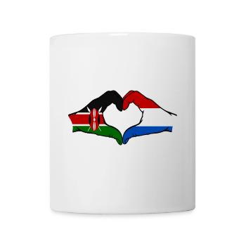 Kenya Holland Hands Heart Shape - Mug - white - Front