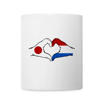 Japan Holland Hands Heart Shape - Mug - white - Front