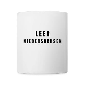 Leer Niedersachsen - Tasse - Weiß - Vorne