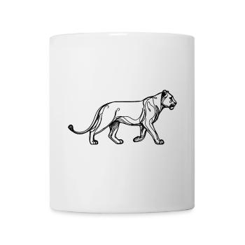 Löwen-Essenz - Tasse - Weiß - Vorne