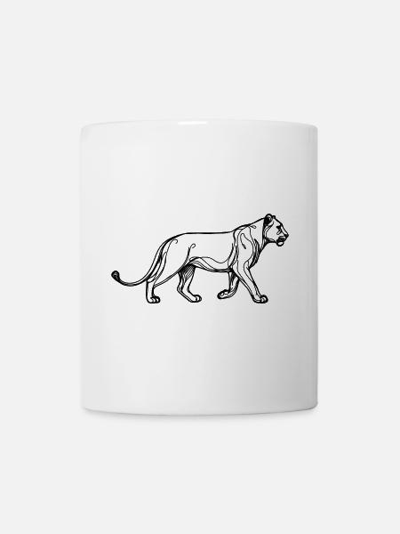 Löwen-Essenz - Tasse - Weiß