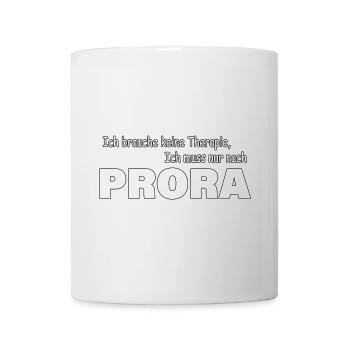 Therapie PRORA - Tasse - Weiß - Vorne