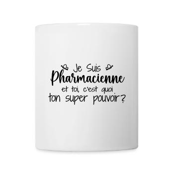 Ich bin Apotheker. Was ist deine Superkraft? - Tasse - Weiß - Vorne