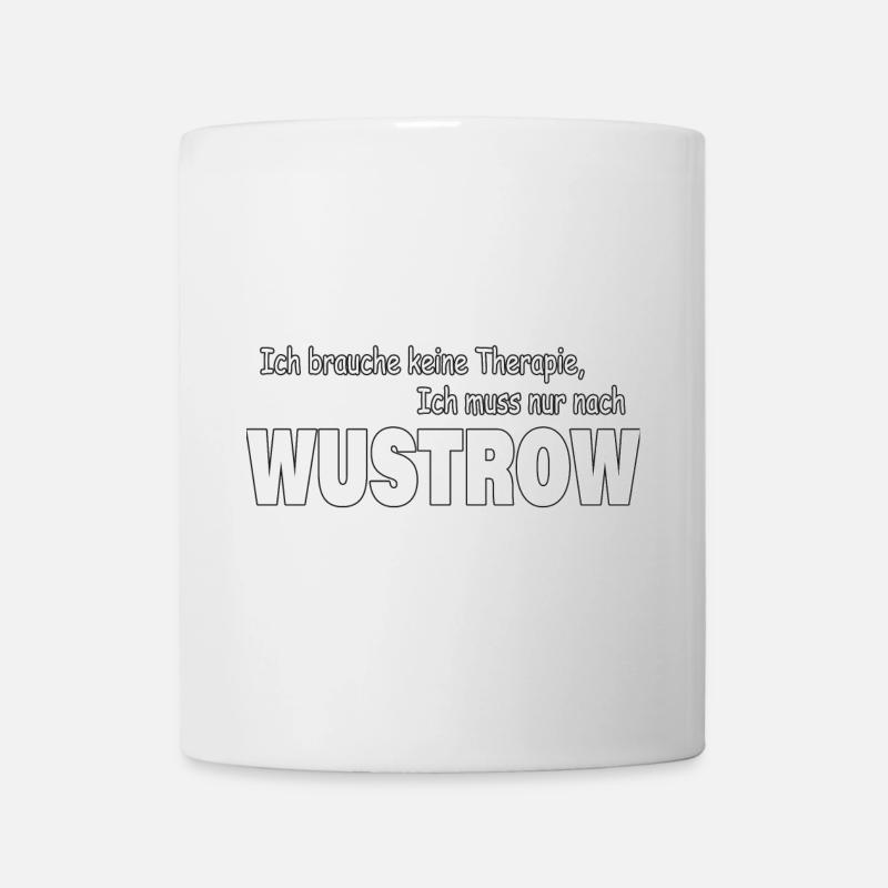 Therapie WUSTROW - Tasse - Weiß