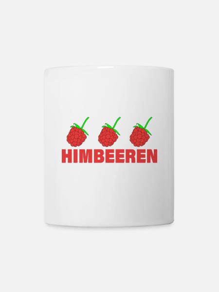 HIMBEERREN - Tasse - Weiß