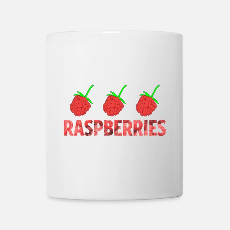 RASPBERRIES - Tasse - Weiß