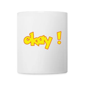 D’ACCORD - Mug blanc - blanc - Devant