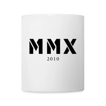 Römische Zahl Geburtsjahr Made in 2010 - Tasse - Weiß - Vorne
