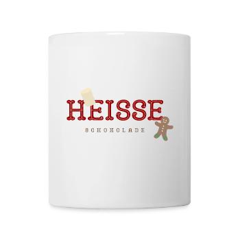 Hesse Design de Noël en chocolat - Mug blanc - blanc - Devant