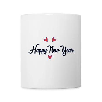 HAPPY NEW YEAR - Mug blanc - blanc - Devant