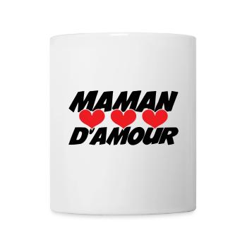 Maman d'Amour - Fête des Mères - Mug blanc - blanc - Devant