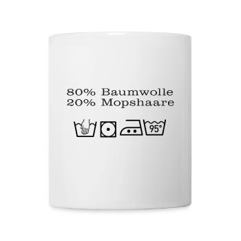 Minimalist Laundry Instruction Illustration - Mug - white - Front