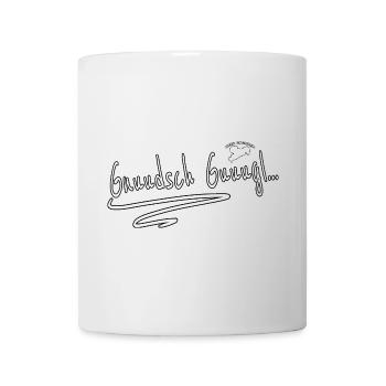 Gnuudsch Guuugl - Knutschkugel - Tasse - Weiß - Vorne