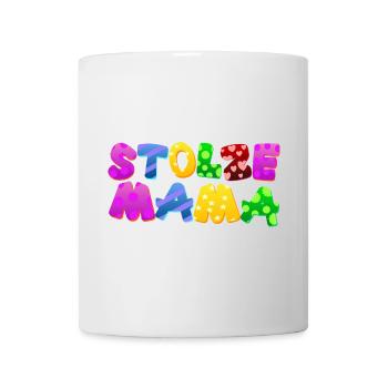 Baby Eltern Kind Geschenk Sprüche Geburt Mama Papa - Tasse - Weiß - Vorne