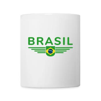 J’aime le Brésil tenue T-Shirt Design Cadeau - Mug blanc - blanc - Devant