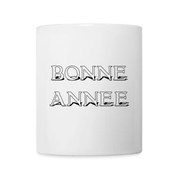 STAR. CHRISTMAS. HAPPY NEW YEAR. NEW YEAR'S EVE - Mug - white - Front