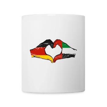 Germany United Arab Emirates Flag - Mug - white - Front