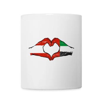 Austria United Arab Emirates Flag - Mug - white - Front