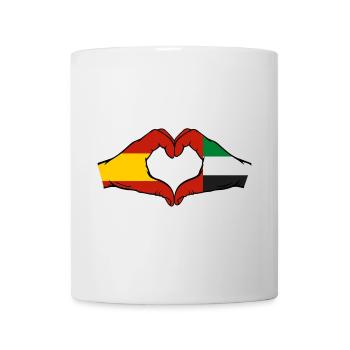 Spain United Arab Emirates Flag - Mug - white - Front