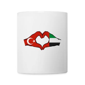 Turkey United Arab Emirates Heart - Mug - white - Front