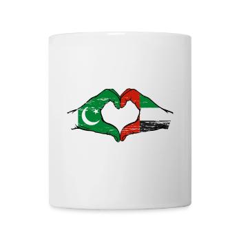 Pakistan United Arab Emirates Heart - Mug - white - Front