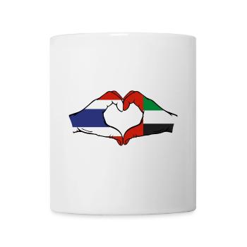 Thaïlande Émirats arabes unis Cœur - Mug blanc - blanc - Devant
