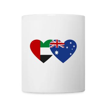 United Arab Emirates Australia Flag - Mug - white - Front
