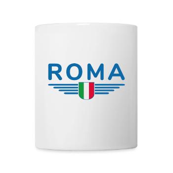 Rom Italien Fan Design T Shirt Outfit - Tasse - Weiß - Vorne