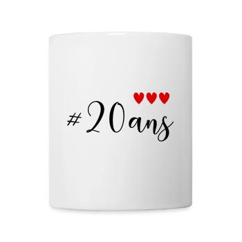 20. 20th ANNIVERSARY. 20 YEARS ANNIVERSARY. 20 YEARS. - Mug - white - Front