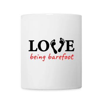 love being barefoot Version 2 - love to be barefoot - Mug - white - Front