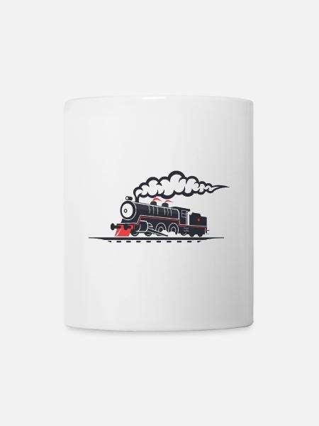 Eisenbahn - Tasse - Weiß