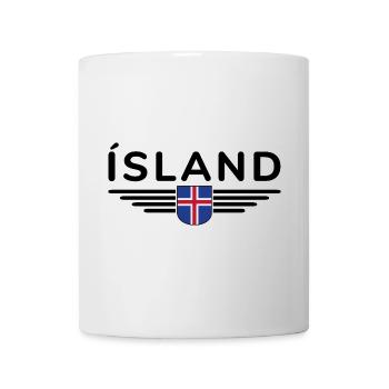 Iceland T-Shirt – Magic of the Northern Lights - Mug - white - Front