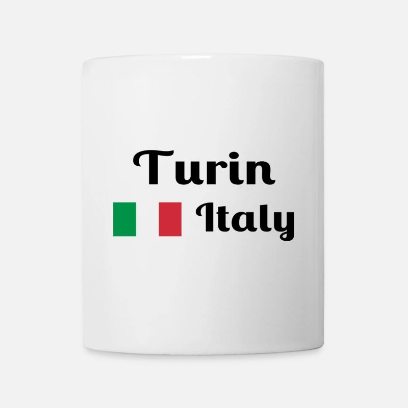 Turin, Italy - Stylish prints - Mug - white