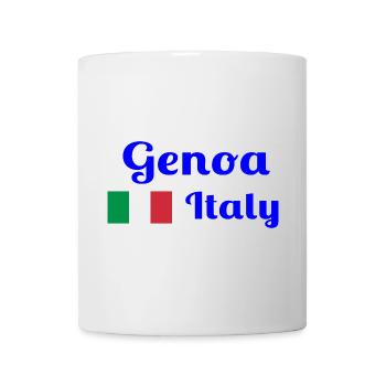 Gênes Italia - Imprimés élégants - Mug blanc - blanc - Devant