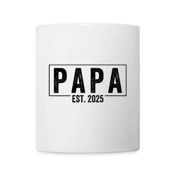 Papa Est. 2025 - Tasse - Weiß - Vorne