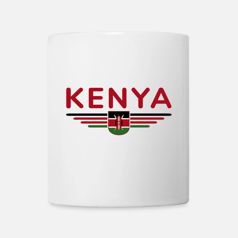 Le design de Nairobi pour les amoureux du Kenya - Mug blanc - blanc
