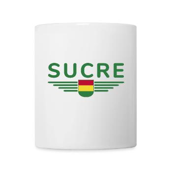 Sucre Bolivia Fans T-Shirt Design - Mug blanc - blanc - Devant