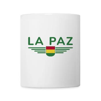 La Paz Bolivia Fans T-Shirt Design - Mug blanc - blanc - Devant