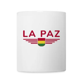 La Paz Bolivia Fans T-Shirt Design - Mug blanc - blanc - Devant