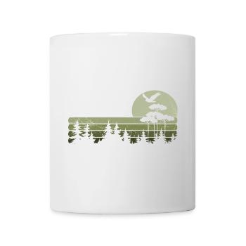 Bäume Tierwelt Natur Berge Abenteuer Wald - Tasse - Weiß - Vorne