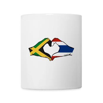 Jamaica Thailand Hands Heart Shape - Mug - white - Front