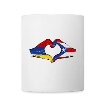 Arménie Porto Rico Mains Coeur Forme Utilisé - Mug blanc - blanc - Devant