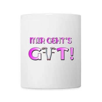 GUTE BESSERUNG - GEHHILFE - Tasse - Weiß - Vorne
