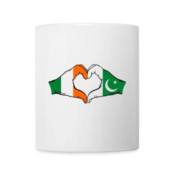 Irland Pakistan Flagge Hände Herzform - Tasse - Weiß - Vorne